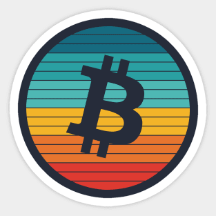 80's Bitcoin Sticker